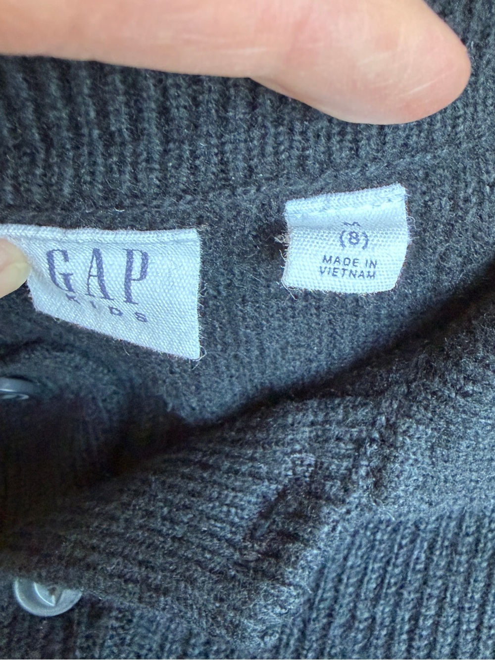 GAP Ribbed Knit Polo Sweater - Picture 3 of 4